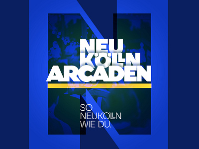 Part of a pitch for the rebranding of a mall berlin branding design identity mall neukölln shopping mall