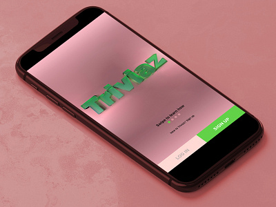 Triviaz App Design app branding typography ui ux