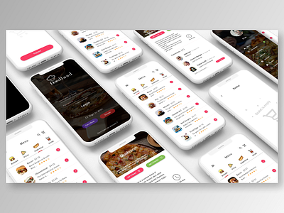 food app adobe xd animation app branding design design app dribbble flat design food illustrator iran material design persian persiandesigner photoshop typography ui ux