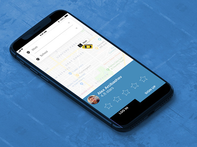 Order a taxi app branding design ui ux