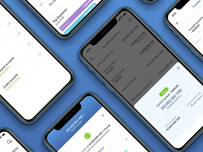 Smart Banking App app bank account banking banking app banking vietnam digital banking smart banking ui ux vietnam