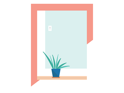 House scene house houseplant scene