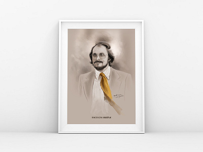 American Hustle american hustle christian bale david o. russel digital drawing fan work illustration irvin rosenfeld poster art