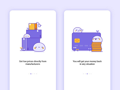 Onboarding delivery illustration onboarding onboarding screen ui