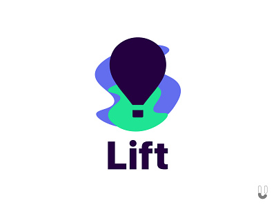 Lift Logo (Vertical) - Daily Logo Challenge Day 2 brand and identity branding design flat icon logo logoinspiration logoinspire minimal typography