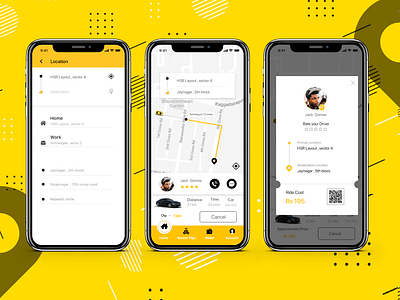 Taxi Boking App color design icon illustration ios taxi app typography ui