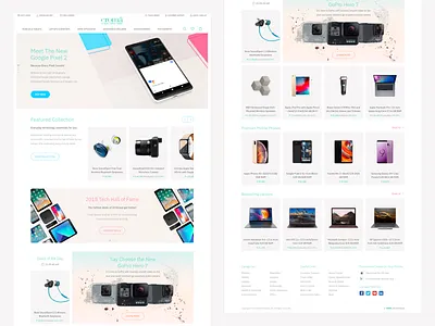 Tata Croma Homepage Redesign Concept consumer electronics ecommerce homepage tata technology ui design web design