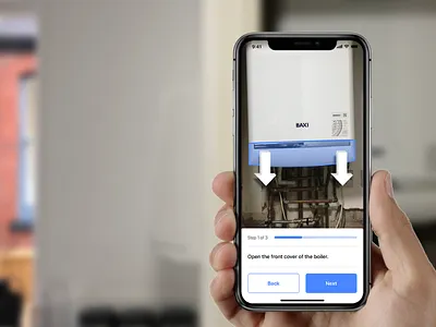 AR use in Social Housing app ar augmented reality concept design iphone x ui ux