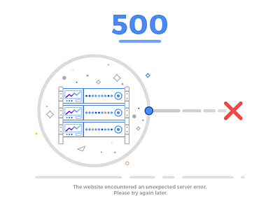 Web Error 500 error error 500 error page illustration photoshop ps server error ui