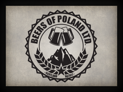 Beers of Poland branding logo logo design qchar design