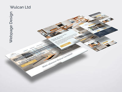 UI/UX design for Wulcan Ltd design ui uidesign ux web