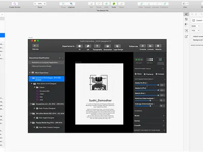 User_interface_Designer_resume redesign sketch ui