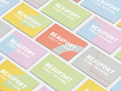 BSN Business Card brand branding businesscard color design identity logotype minimal modern multicolor multicolored stationery type typography