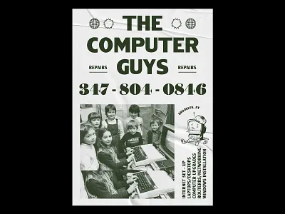 The Computer Guys Poster poster poster art poster collection print print design redesign taketwo poster