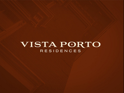 Vista Porto Residences Logo condo condominium italian logo porto realestate residence sanserif serif star vista wordmark