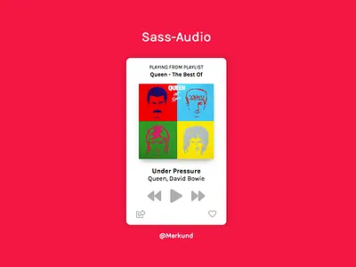 Sass Audio css html sass ui web design