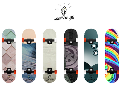 Vector skateboards design figma illustration justforfun logo simple skateboard skateboard design skating svg underfakelights vector