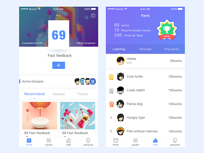 UI 100day APP design designer community