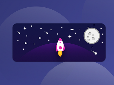 Get To The Moon art cartoon comet comets design digital doodle drawing graphic design illustration moon retro rocket rocket launch sketch sketchapp stars vector