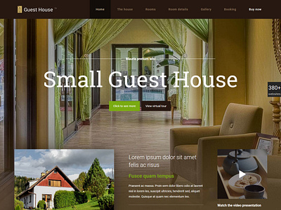Guesthouse Hotel and Resort Website Design By Mahmudparvez html template plugins psd file theme webdesign woocomerce wordpress wordpress blog theme