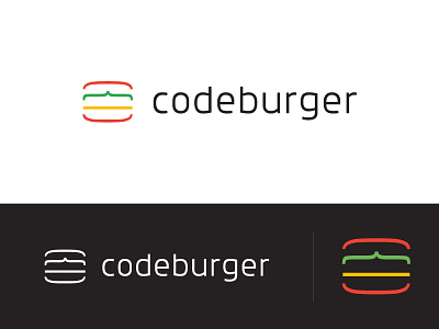 codeburger burger logo business branding business company branding clean code logo identity design information technology logo design logotype mobile app mobile logo technical logo ui uidesign