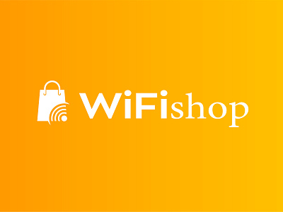 wifi shop branding design diseño icon icono illustration ilustración logo marca minimal tipografía typography vector