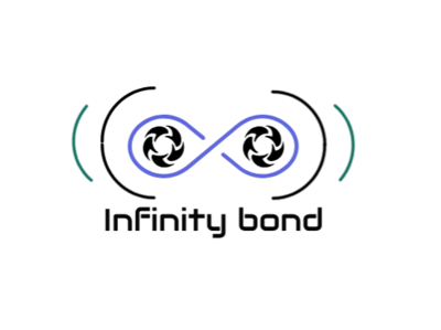 Infinity bond design icon logo