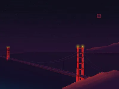 Bridge bridge illustration