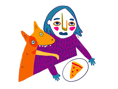 To Share, or Nah? 2d character color drawing illustration marker photoshop