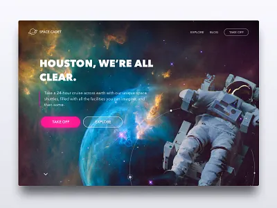 Space Cadet cadet earth houston planet space vivid website