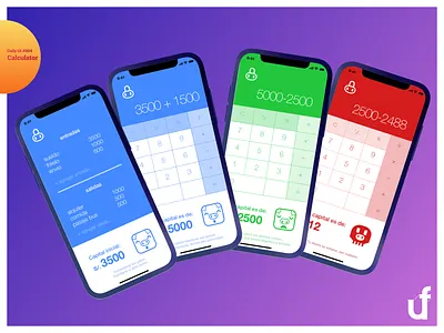 Calculator app bank app currency daily 100 challenge dailyui dailyui 004 design digital money ui uidesign userinterface userinterfacedesign ux