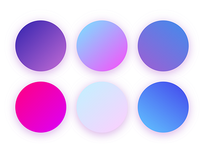 Gradient Set amethyst blue branding color pallete design gem gradient gradient design illustration jewel logo moon night pink purple ui vector violet