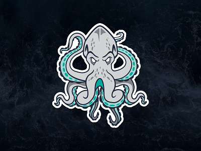 Kraken Mascot Logo austin baseball brand college college basketball college football college sports illustration kraken logo sports sports logo