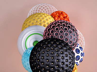 fusion. 3d 3d art 3d artist 3dart abstract black cgi circles colorful design digitalart geometry illustration lines minimal octane render shapes sphere texture