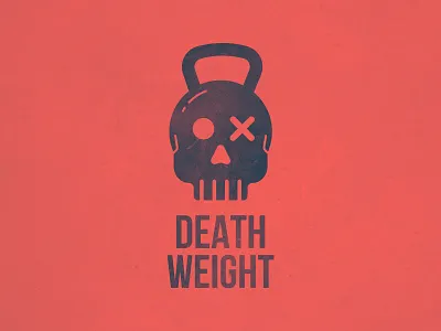 Death Weight Logo - Freestyle branding freestyle freestyle friday illustration kettlebell logo weight lifting