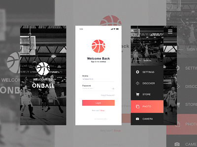 一组借鉴组合作品 ui 每日ui 界面设计 移动登录 简约 设计