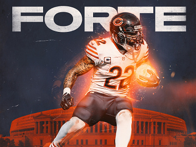 Matt Forte beardown chicago chicago bears football matt forte nfl smsports sports design sportsdesign