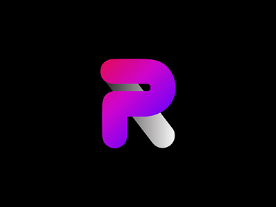 PR Logo alphabet logo gradient pr alphabet pr logo