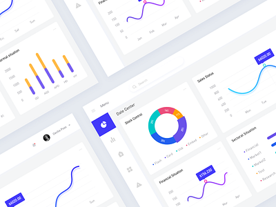 Dashboard Interface design ui web