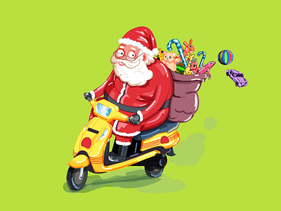 christmas santa art art art book cartoon character making consept create character design free hand drawing illustator illustration