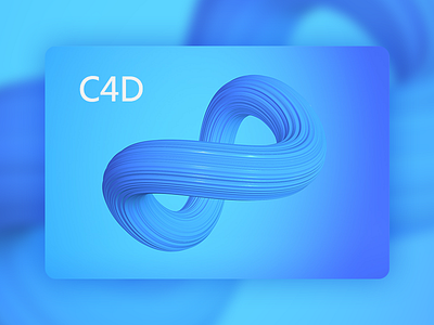 blue c4d 插图