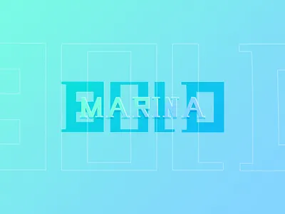 MARINA BOLD bold bold font font marina