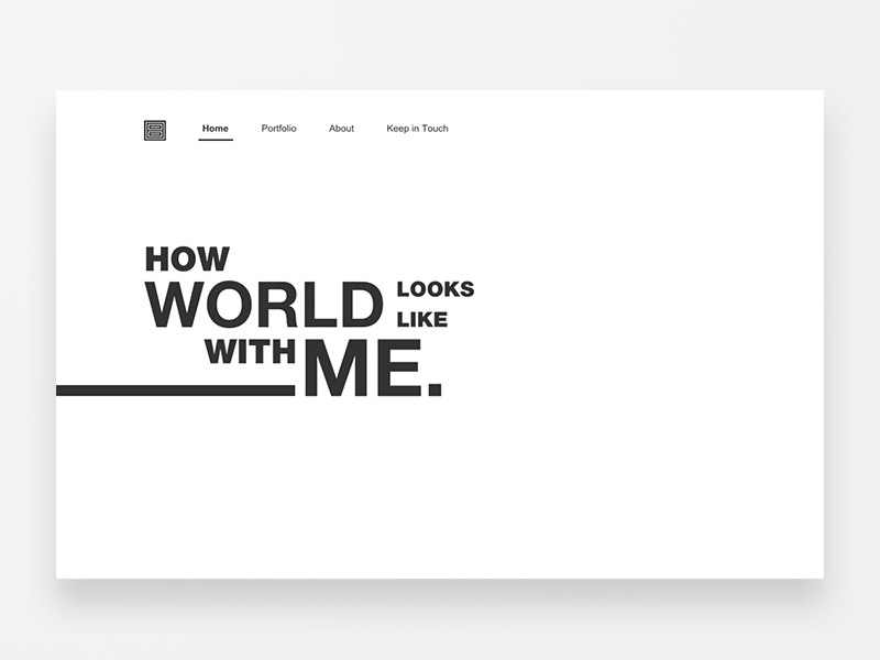 My Personal Website animation black bootstrap concept cv home minimal monochrome motion personal portfolio resume transition ui web website white