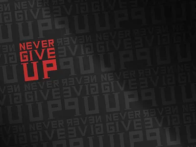MARINA BOLD / NEVER GIVE UP bold bold font font marina