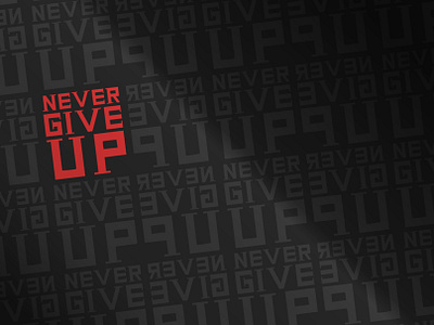 MARINA BOLD / NEVER GIVE UP bold bold font font marina
