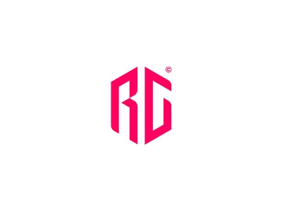 R+G Monogram v2 design icon illustration logo monogram symbol typography vector