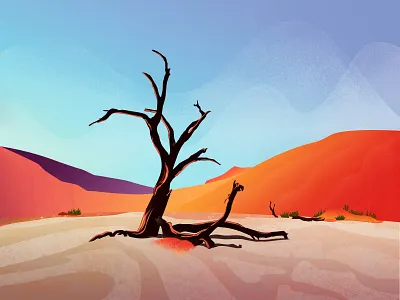 Hello Dribbble! illustration