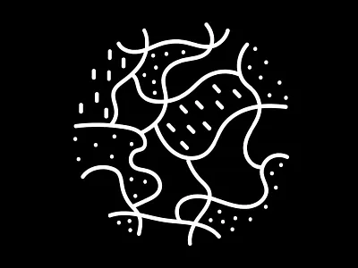 sweet abstract black doodle doodle art geometric line art minimalism round shape symbol white