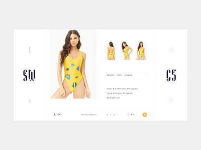 SW - info V.1 bag cart clean design product shop ui user user interface ux web web design