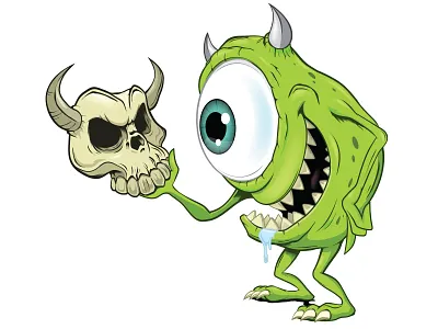 Monstersinc adobeillustrator cartoon digitalart disney illustration illustrator monsters inc vector